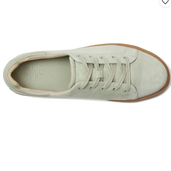 NEW NATURALIZER Suede Morrison Sneakers in pistachio for women 925 3t2 - Picture 3 of 8